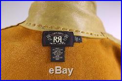 RRL Double RL Ralph Lauren Limited Brown Leather Fringe Western Jacket Small