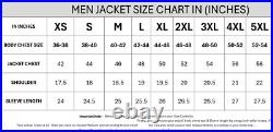 Rapid Mart Men's Western Cowboy Leather Jacket, Fringes, Suede (4X-Large)