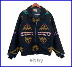 Rare Pendleton Southwestern Aztec Wool Western Jacket/Coat-Men's L, Western Wear