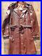 Rare-Remy-Western-Cowboy-Leather-Jacket-Trench-Coat-Brown-Men-s-38-01-cuo