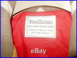 Rare Vintage Pendleton Chief Joseph Western Wear Wool Blanket Coat Jacket