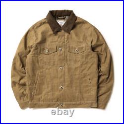 Red Tornado Type 3 Wax Jacket Corduroy Collar Waterproof Rugged Style Outerwear