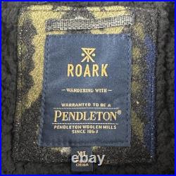 Roark x Pendleton Axeman Jacket Mens XL Aztec Southwestern Wool Fleece Lined NEW
