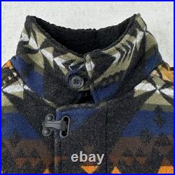 Roark x Pendleton Axeman Jacket Mens XL Aztec Southwestern Wool Fleece Lined NEW
