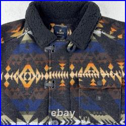 Roark x Pendleton Axeman Jacket Mens XL Aztec Southwestern Wool Fleece Lined NEW