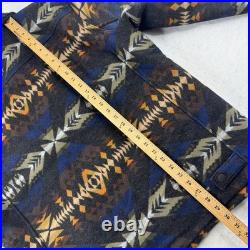 Roark x Pendleton Axeman Jacket Mens XL Aztec Southwestern Wool Fleece Lined NEW