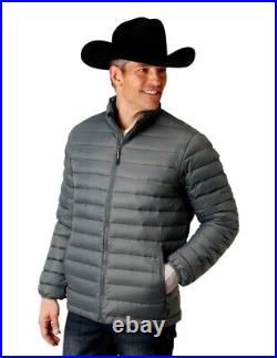 Roper Western Jacket Mens Down Filled Sage 03-097-0693-6189 GR