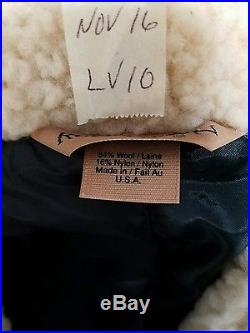 Ruff Hewn Wool Blend Western Aztec Lined Coat Jacket Mens Size XL