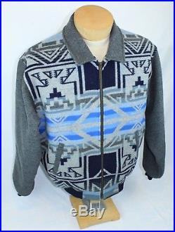 SUPERB Vintage PENDLETON High GRADE WESTERN Wear WOOL BLANKET COAT NAVAJO JACKET