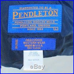 SUPERB Vintage PENDLETON High GRADE WESTERN Wear WOOL BLANKET COAT NAVAJO JACKET