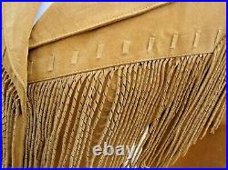Scully Leather Fringed Western Coat Size 8