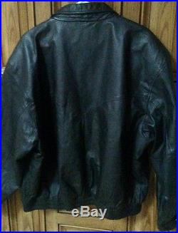 Scully Leather Jacket size 48 Indian Head Buttons western motorcycle coat RARE