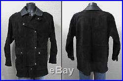 Scully Suede Leather Duster Western Steampunk Cowboy Gothic Biker Coat Jacket 40