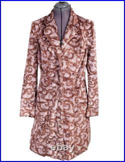 Scully Western Coat Womens Jacquard Button Front Lined F0 PL-4001