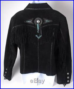 Scully Women Western Leather Fringe Jacket
