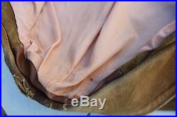 Southwestern Brown Warm Leather Suede Fringed Western Wear Cowboy Jacket Coat