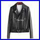 Spring-Women-s-Buckle-Real-Leather-Motorcycle-Short-Coat-Jacket-Lapel-Collar-Zip-01-ae