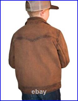 StS Ranchwear Western Jacket Kids Brush Buster Conceal Brown STS8165