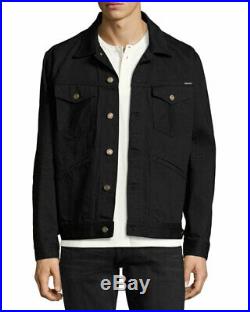 Tom Ford Mens NWT Authentic Icon Selvedge Denim Jean Western Black Jacket Size M