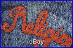 True Religion JIMMY 1971 Western Jacket embroidered Indian hideout M24T73V40