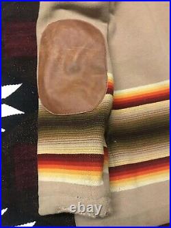 VINTAGE 1930s 1940s PENDLETON WESTERN BLANKET NATIVE JACKET COAT