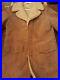 VINTAGE-The-Leather-Shop-Sears-Suede-Ranch-Jacket-Coat-Men-40-Tall-Sherpa-Lined-01-vp