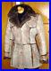 VTG-70S-dolly-mod-hippie-WARM-Suede-Beige-Brown-shearling-COAT-JACKET-sz10-S-01-cxt