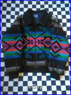 VTG 90s Pendleton high grade western wear indian aztec pattern wool jacket size