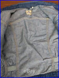 VTG Blue Bell Wrangler Denim Jacket Size 18 USA Western Coat Cowboy Selvedge