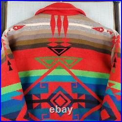 VTG PENDLETON Size Large High Grade Western Aztec Wool USA Made Mens Jacket