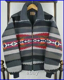 VTG PENDLETON Size Small High Grade Western Aztec Wool USA Made Mens Jacket