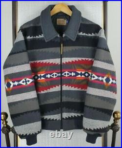 VTG PENDLETON Size Small High Grade Western Aztec Wool USA Made Mens Jacket