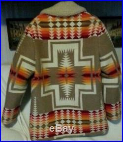 VTG Pendleton American Top Grade Western Wear Mens Jacket Navajo, Aztec Size 40