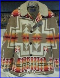 VTG Pendleton American Top Grade Western Wear Mens Jacket Navajo, Aztec Size 40