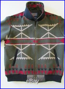 VTG Pendleton High Grade Western Wear Green Southwestern Jacket/Coat Sz L
