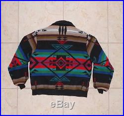 VTG Pendleton High Grade Western Wear Mens Coat Jacket Aztec Native Indian Sz XL