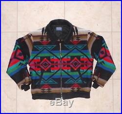 VTG Pendleton High Grade Western Wear Mens Coat Jacket Aztec Native Indian Sz XL