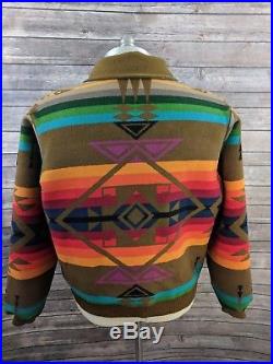 VTG Pendleton High Grade Western Wear Mens Coat Jacket Aztec Native Indian XL