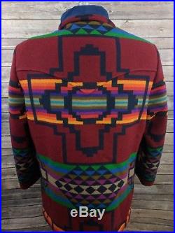 VTG Pendleton High Grade Western Wear Mens Coat Jacket Aztec Native Indian XL 44