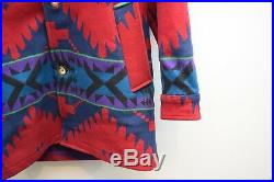 VTG Pendleton High Grade Western Wear Mens Jacket Aztec Indian 42 Red