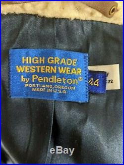 VTG Pendleton High Grade Western Wear Mens Jacket Aztec Indian Size Large