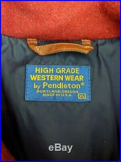 VTG Pendleton High Grade Western Wear Mens Jacket Aztec Native Indian Size XL
