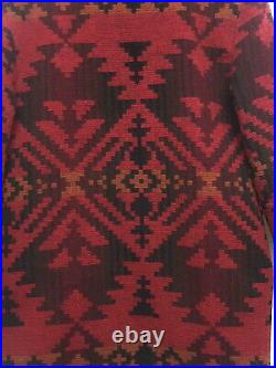 VTG WOOLRICH Aztec Southwest Western Ranch Navajo Indian Blanket Coat Jacket M