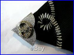 Vintage 50s MacMurray of California Black Western Jacket Coat Pearl Snap Embroid