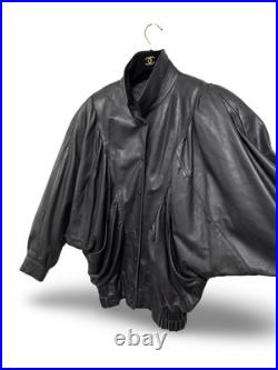 Vintage 80s Leather Jacket Size L