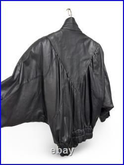 Vintage 80s Leather Jacket Size L