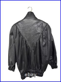 Vintage 80s Leather Jacket Size L