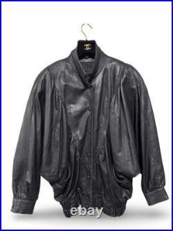 Vintage 80s Leather Jacket Size L