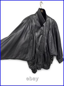 Vintage 80s Leather Jacket Size L