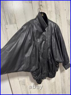 Vintage 80s Leather Jacket Size L